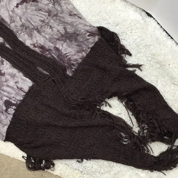 Papermoon sleeveless boho cardigan kimono L NWT - Picture 13 of 14